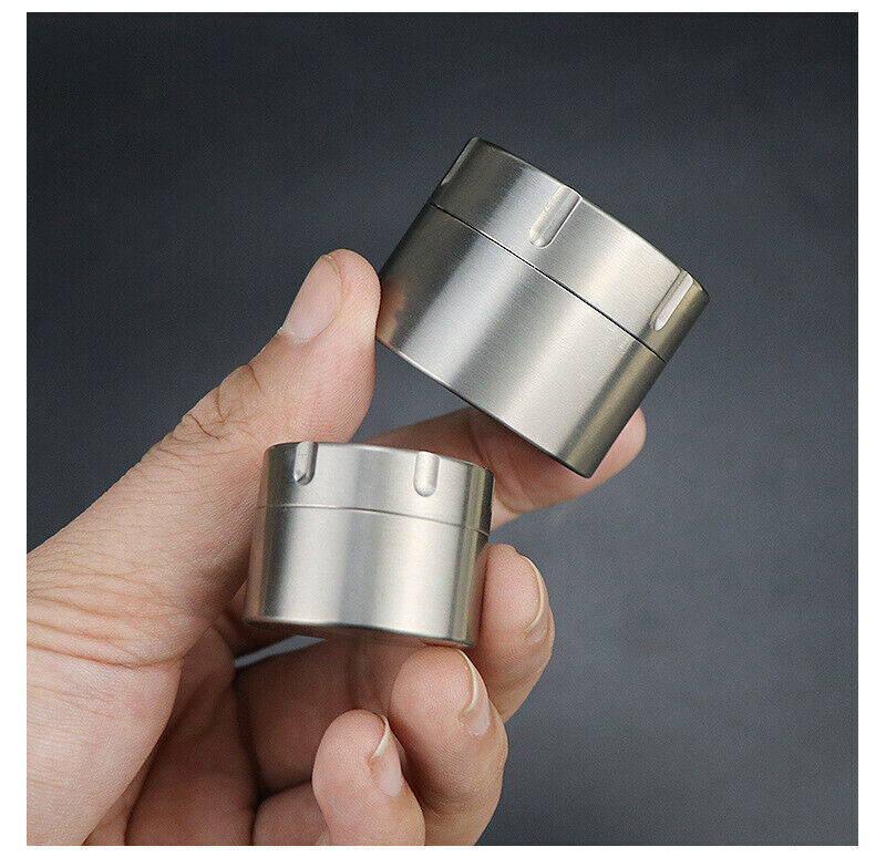 Titanium Pill Holder Case Container Jewelry Organizer Waterproof Tea Storage Box