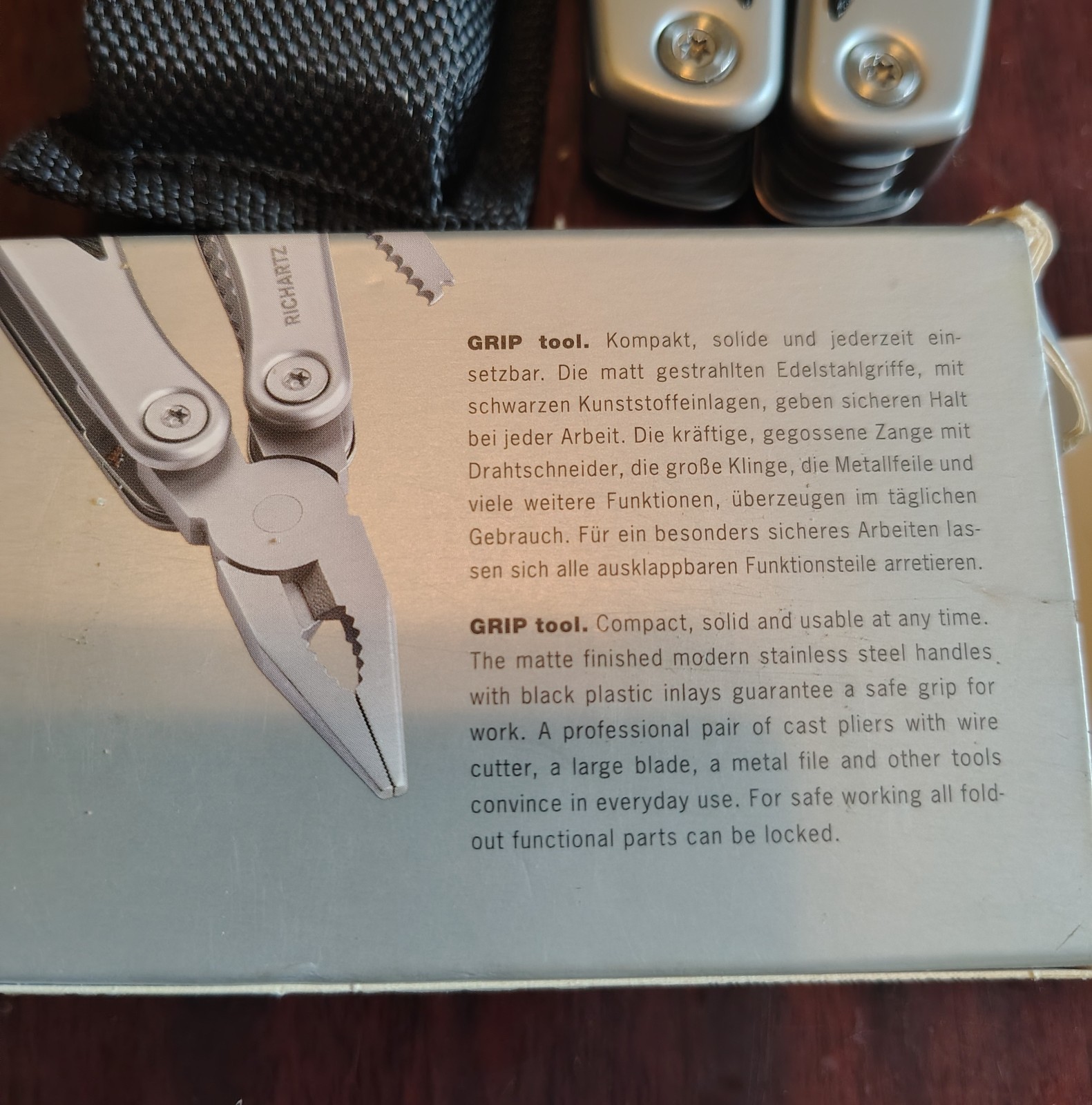 VEGA Branded Richartz Klassiker Von Morgen Multi-Tool with Box and Case New