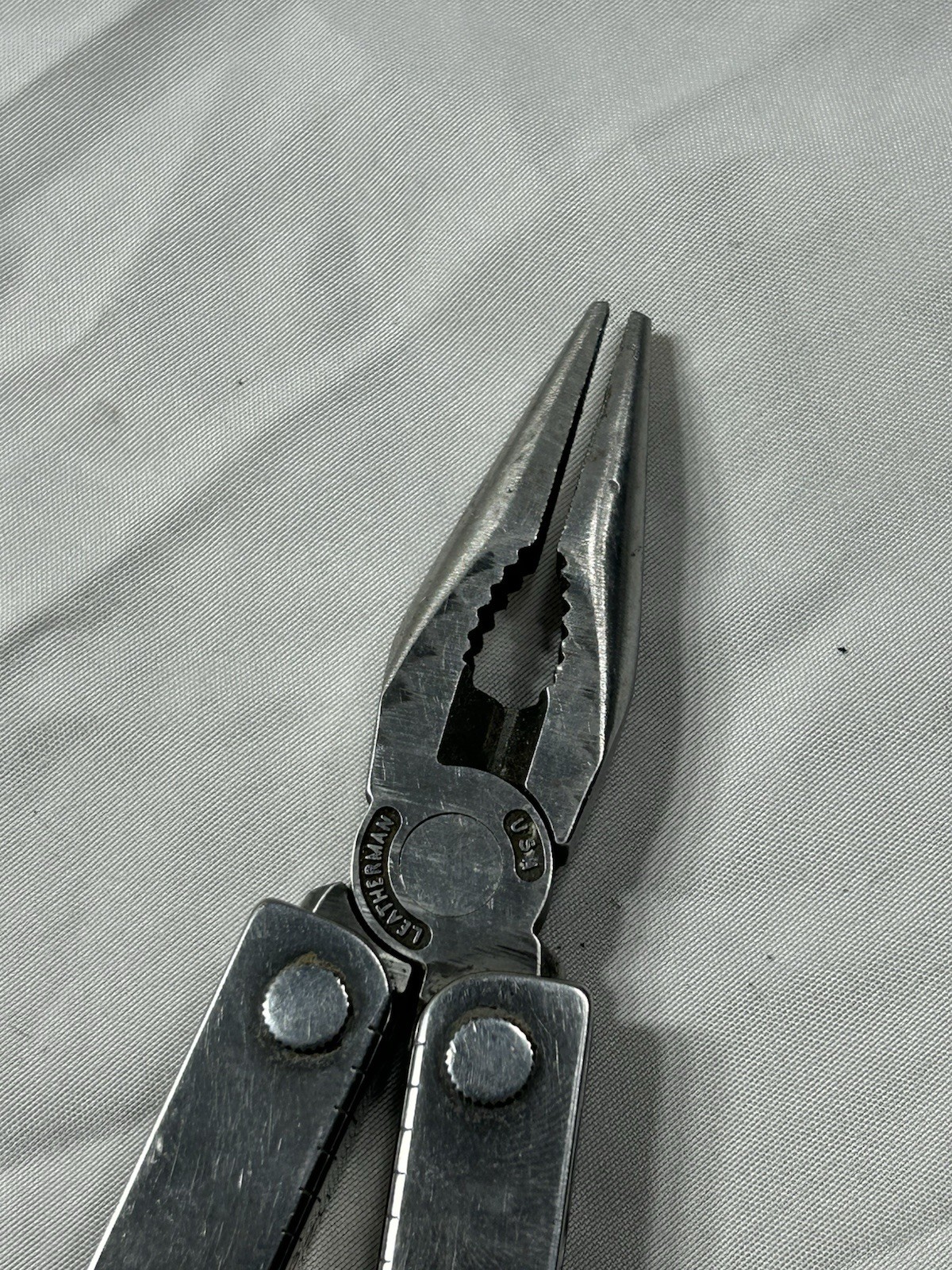 Leatherman Multi Tool With Leather Case VTG Original U.S.A. Read