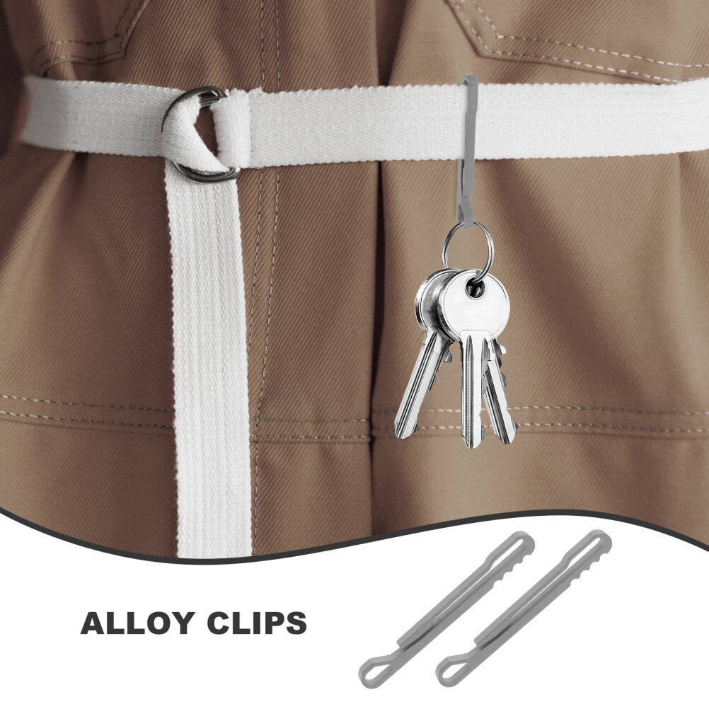 Carabiner Spring Snap Clips Hook Keychain Buckle Locking Clips Hanging Buckle
