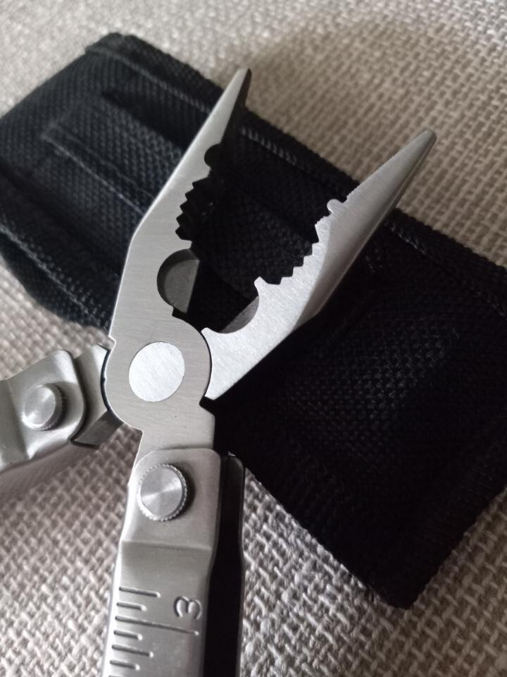 Vintage Multi-pocket tool pliers with Sheath plus 9 tools 15 functions