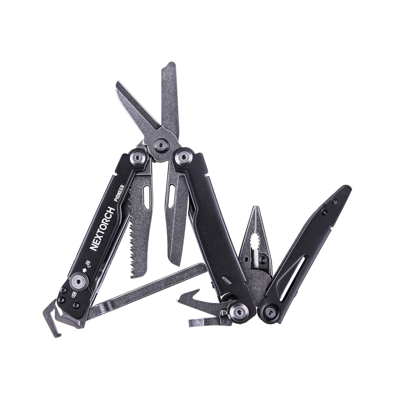 PIONEER 14-IN-1 Multi-tools Full-Size,Versatile Multi-tool Set with Scissors …