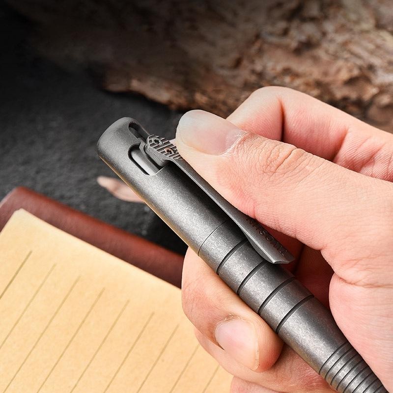Titanium Edc Tactical Pen – Multifunction Survival Writing Tool & Glass Breaker