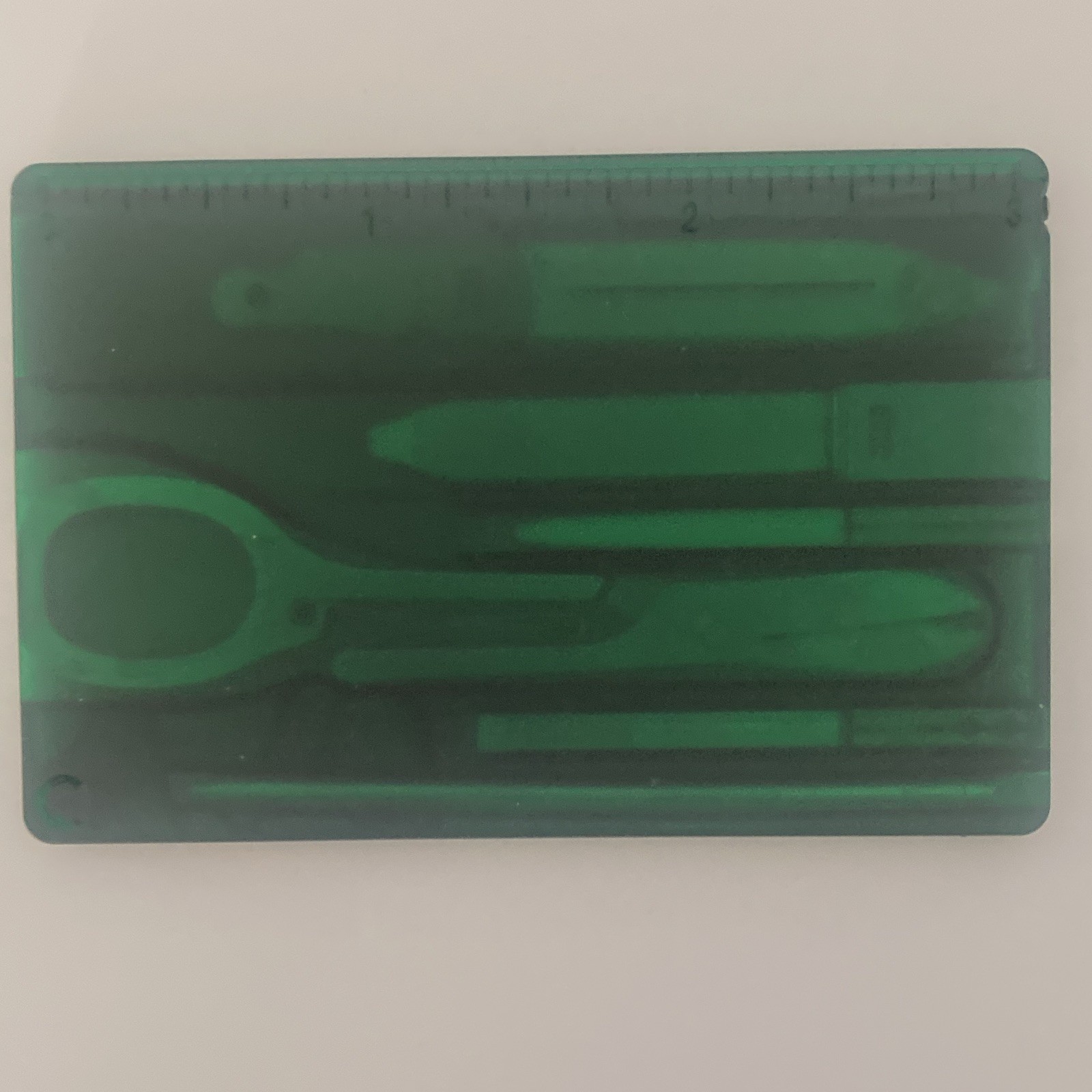 Victorinox SwissCard Swiss Made Multi-Tool Card in Rare Emerald/Green Color