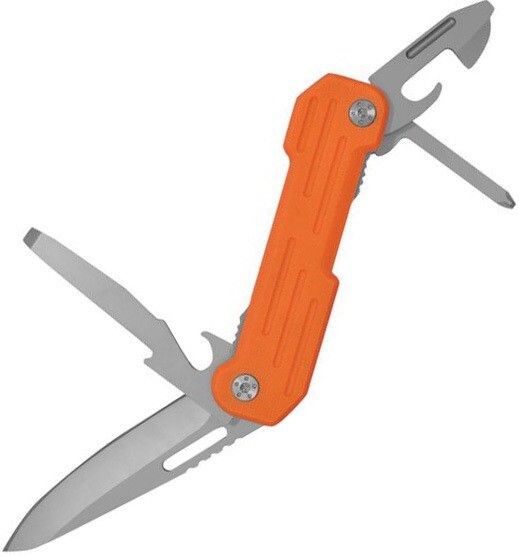 Camillus Multi Tool Pocket Knife Titamium Bonded 420 Steel Blade G10 Handle