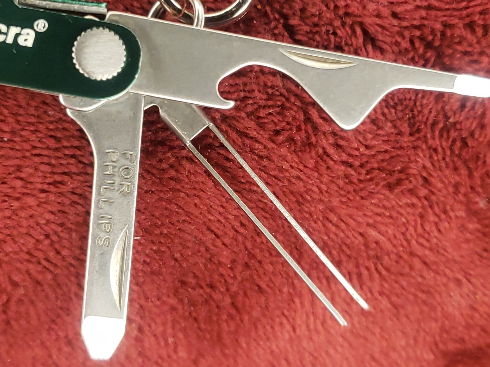 Leatherman Micra Green Multitool Aaron DeVore print