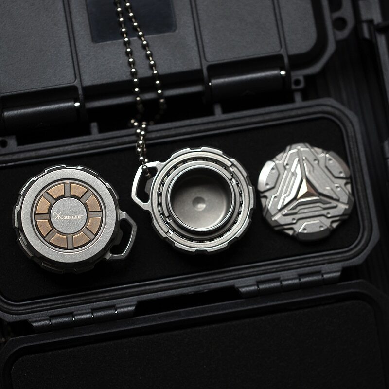 EDC Titanium Alloy Pendant Waterproof Case Portable Medicine Box Capsule Tools