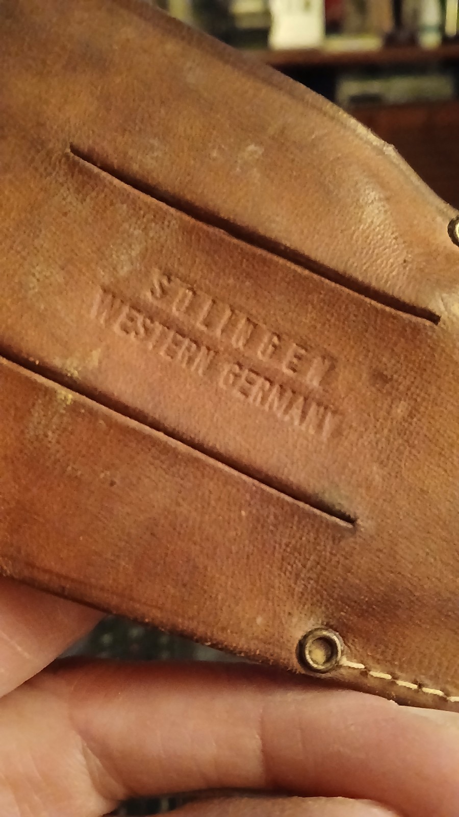 Vintage Solingen W. Germany Stainless Steel Fishing Multitool & Original Sheath
