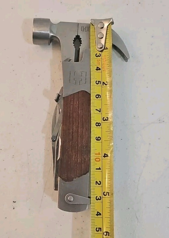 HART 14-in-1 Hammer Multi-Tool with Black Storage Pouch