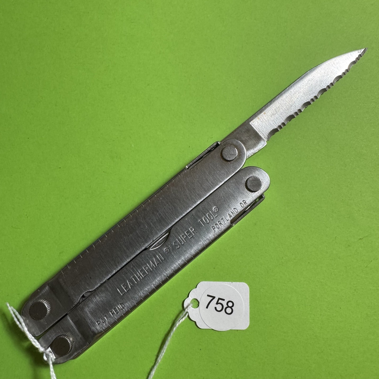 Leatherman Super Tool Plier Multi Tool Pocket Knife Stainless EDC #758