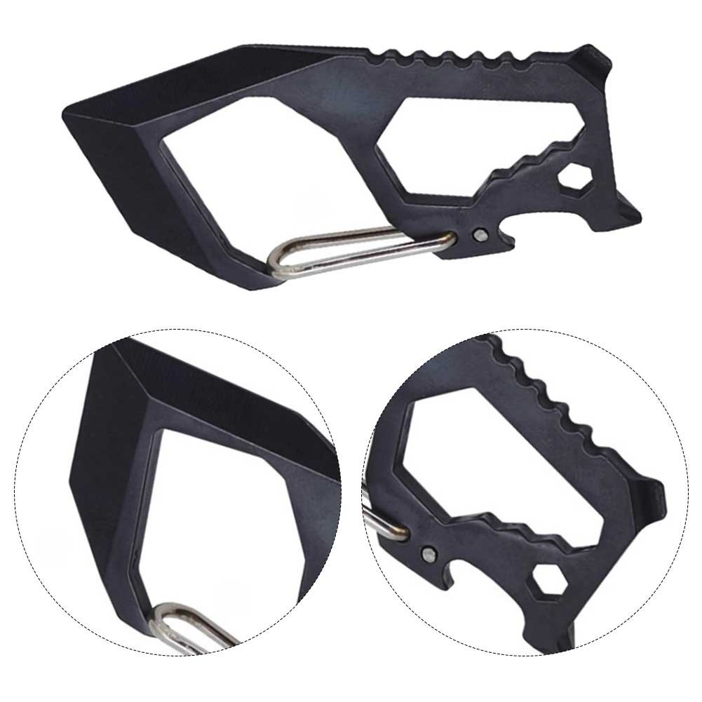 Keychain Clip Bottle Opener Light Weight Multi-tools 20g 7.5*3.4*0.5cm