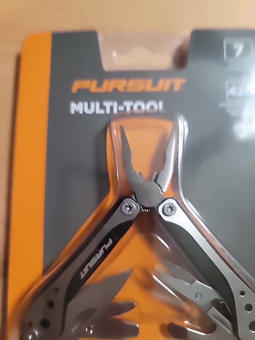 PURSUIT Multi-tool 7-in-1 Stainless Steel/ Black Color Combo Tool New Sealed