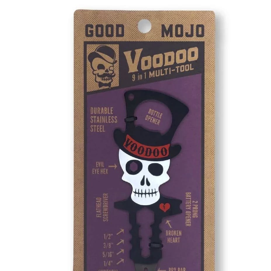 Trixie & Milo Good Mojo Voodoo 9in1 Bar Hiking Camping Backpacking Multi-tool