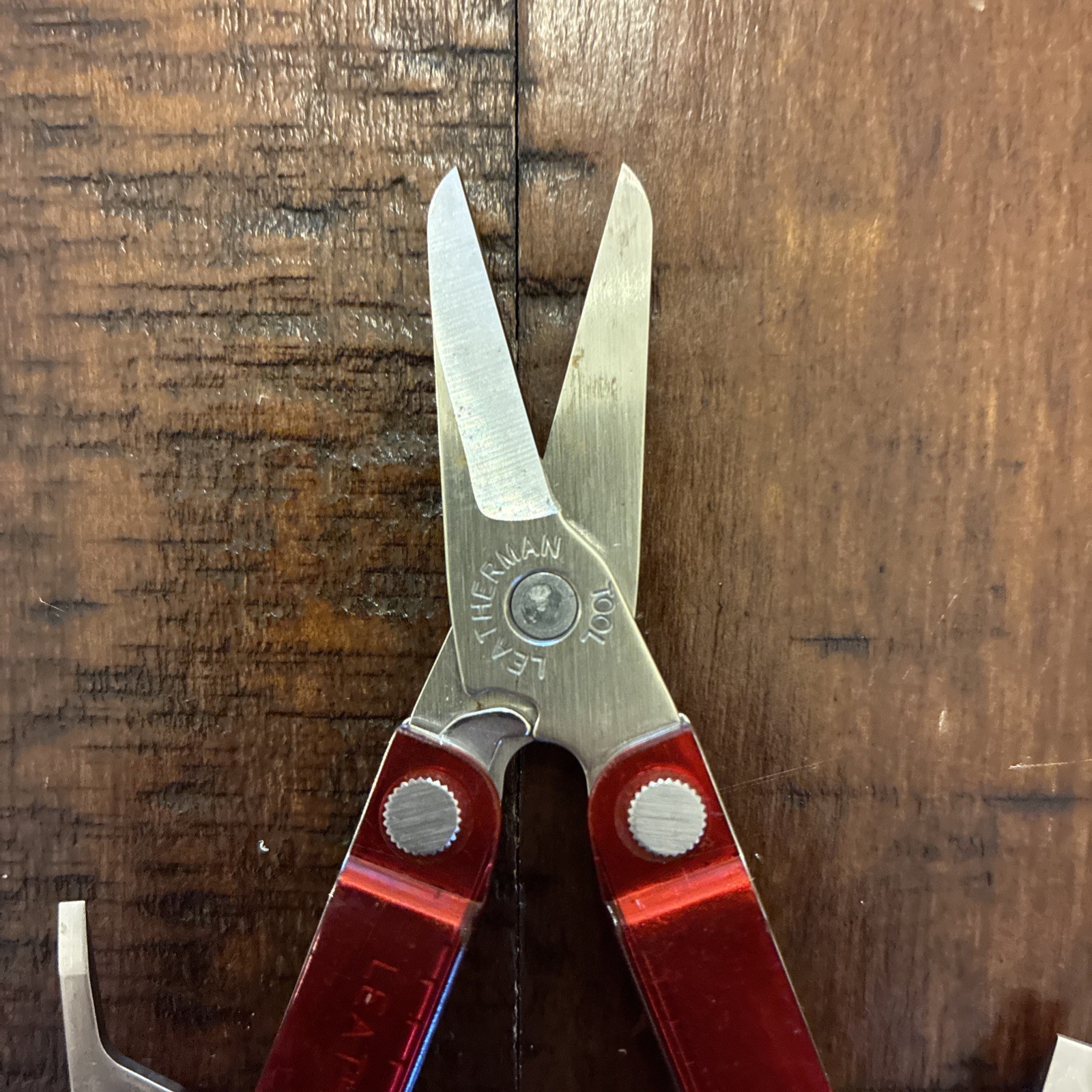 RARE Leatherman Micra Translucent Red Polycarbonate Multi Tool 08/01 USA