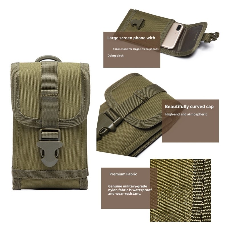 Adjustable Strap Camouflages Phone Bag Waterproofed For Running Hiking Essential