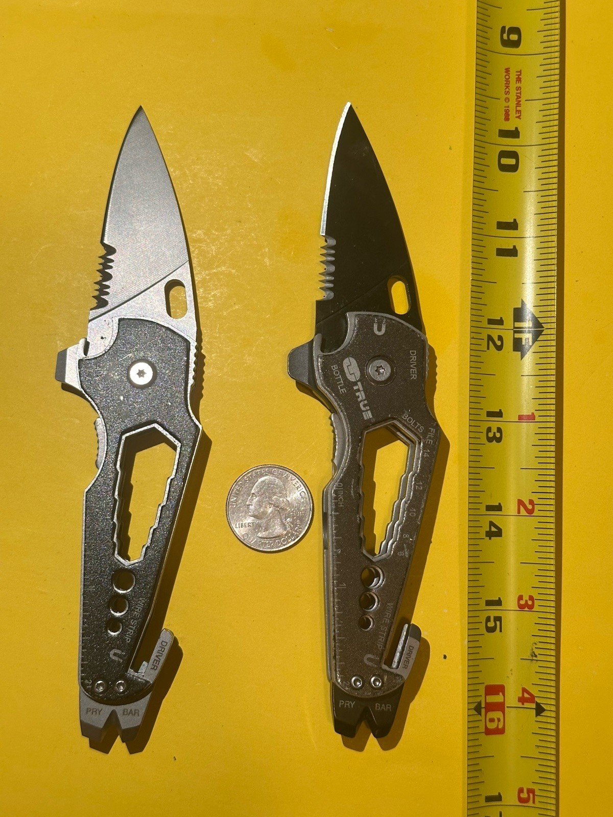 Lot Of 2 True Utility SmartKnife 11-in-1 Multi Tool Weatherproof Case TU573