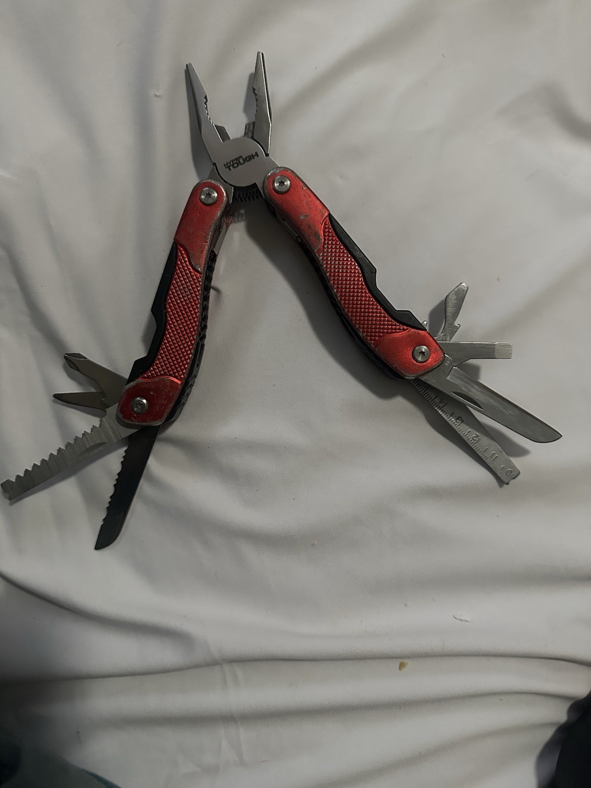 Hyper Tough 12 In One Multitool 4” Closed With Pliers All Metal