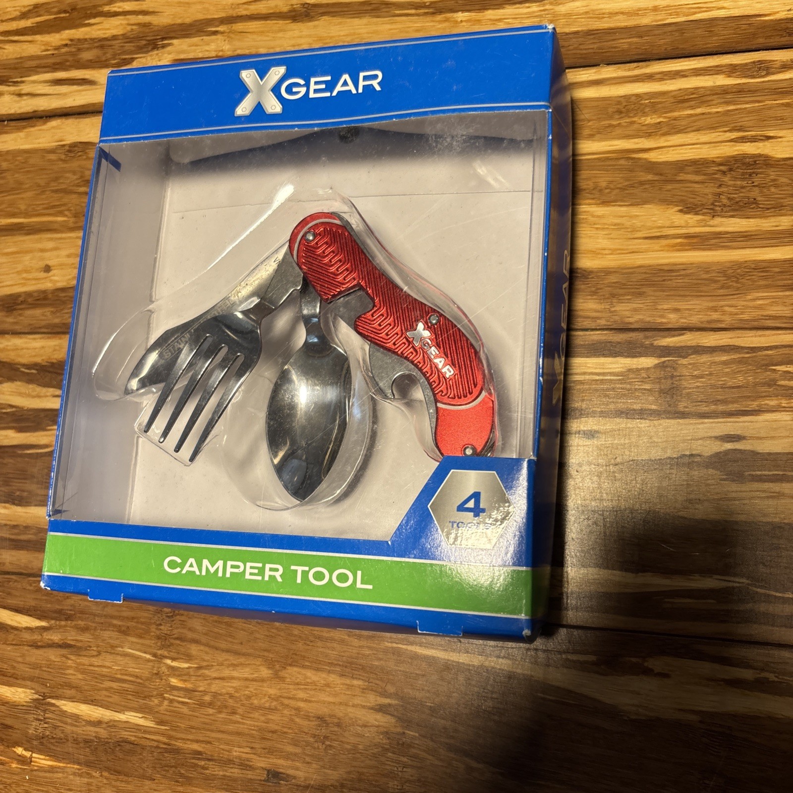 X Gear – Camper Tool, 4 Tools. Stainless Steel