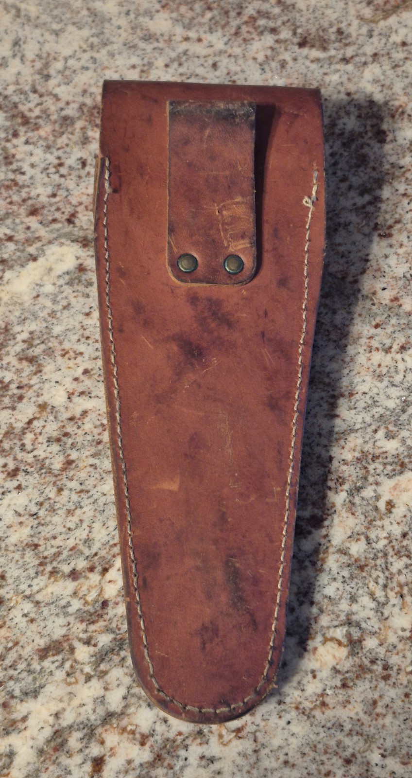 Vintage Rocky Mountain Pac Saw Dubois, WY w/Leather Sheath