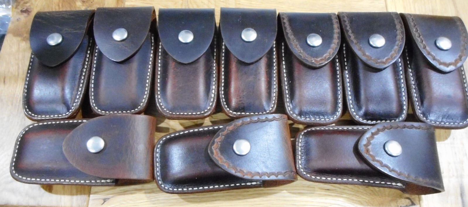 Leatherman Wave lot of 10 leather sheaths.. Sheaths only. Wholesale