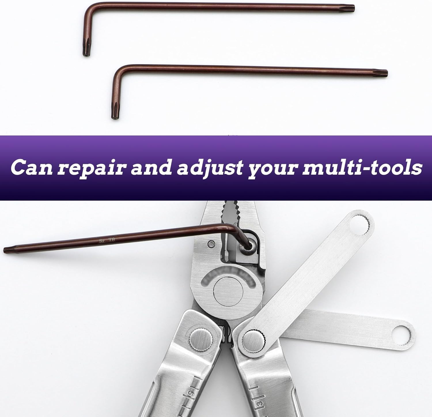 Wrench Set for Leatherman Multi-Tools – Includes 2 304 Stainless Steel Knurled N