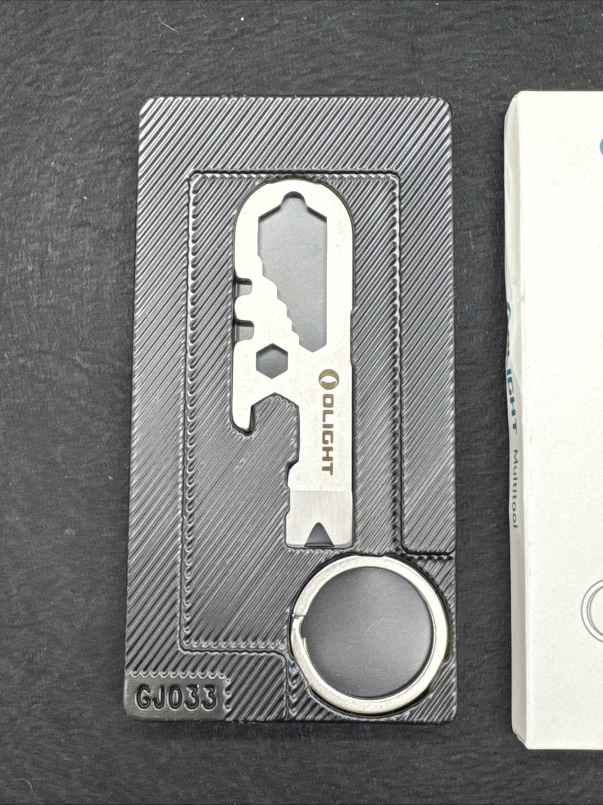 #Y2AR Olight Keychain Multitool 420 Stainless Steel Key Ring Bottle Opener Pry