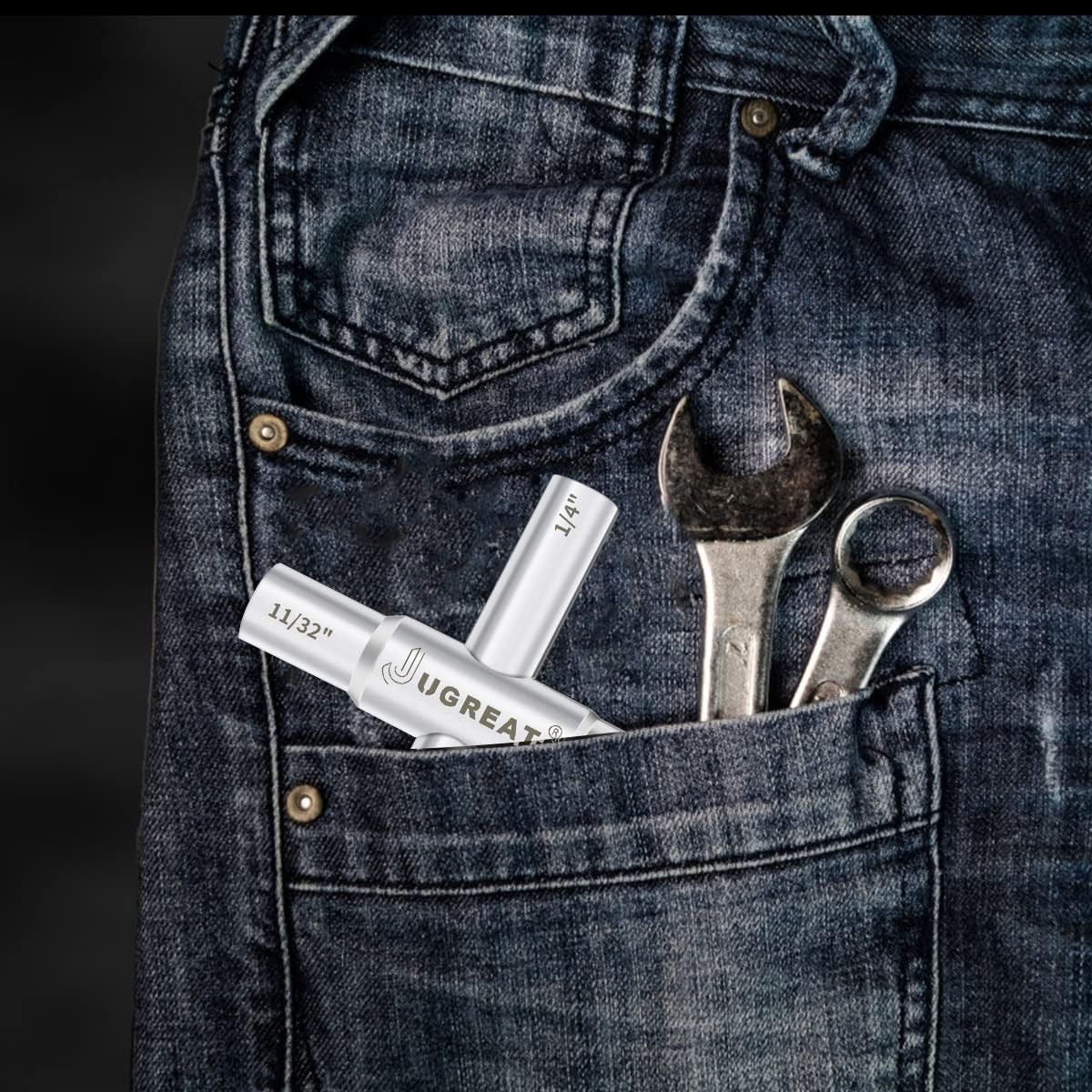 Multi-Function 4-Way Alloy Steel Sillcock Key – Portable Tool for Any Situation