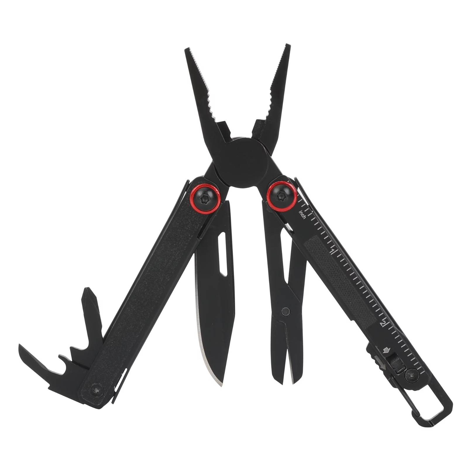 Swiss Tech Uberall 11-in-1 Folding Mini Multi-Tool Ultra Compact with Leather Sh