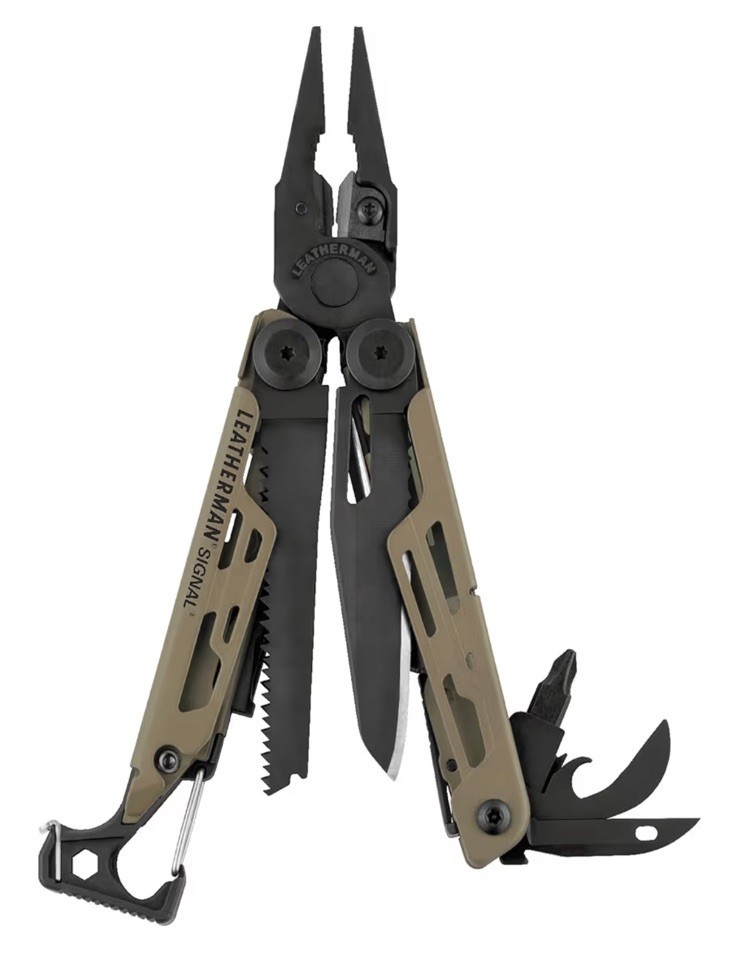 LEATHERMAN Signal 19 in 1 Multi-tool for Outdoors Camping Hiking Fishing DMG Box