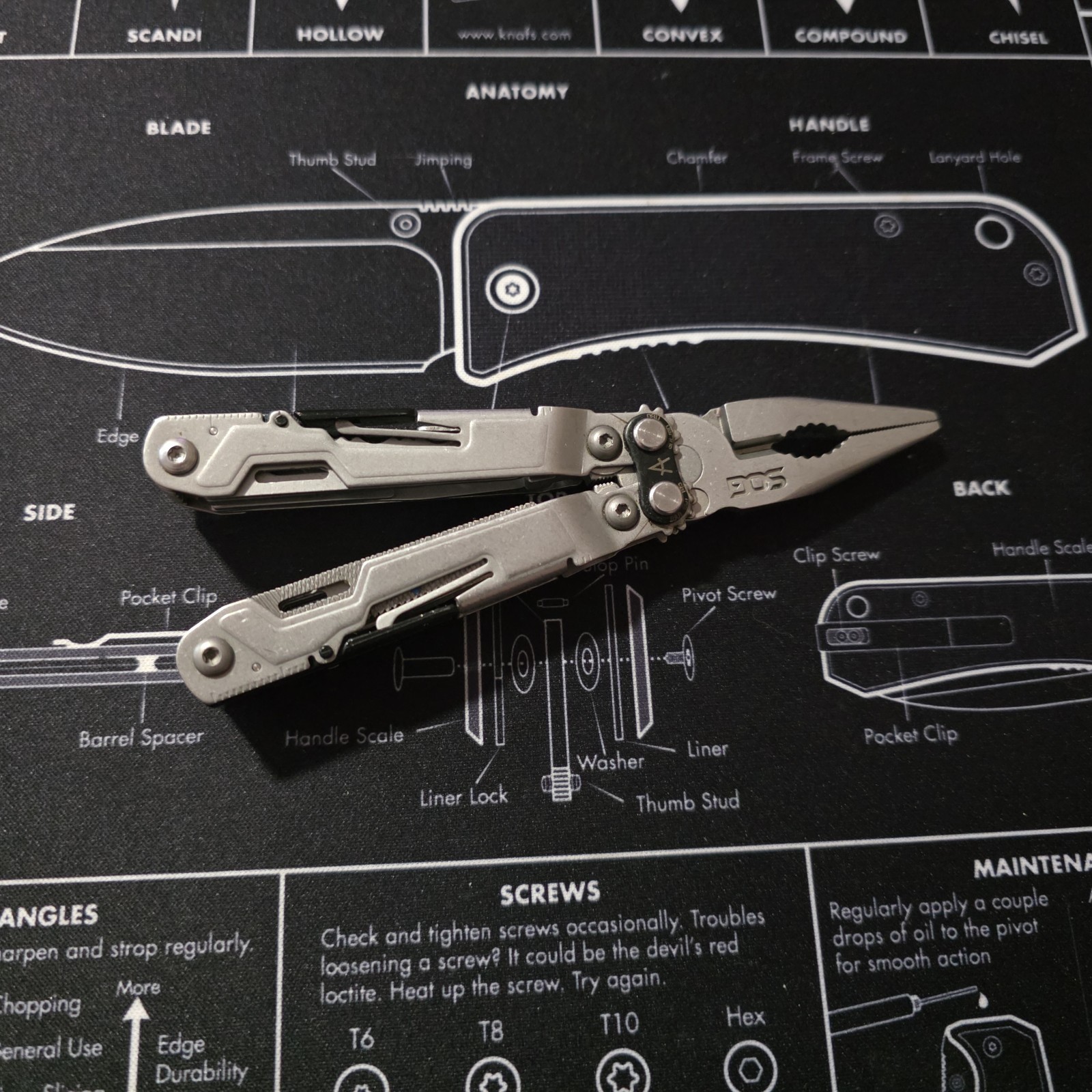 SOG PowerPint EDC Tool Compact Lightweight W/ 18 Multitools In One