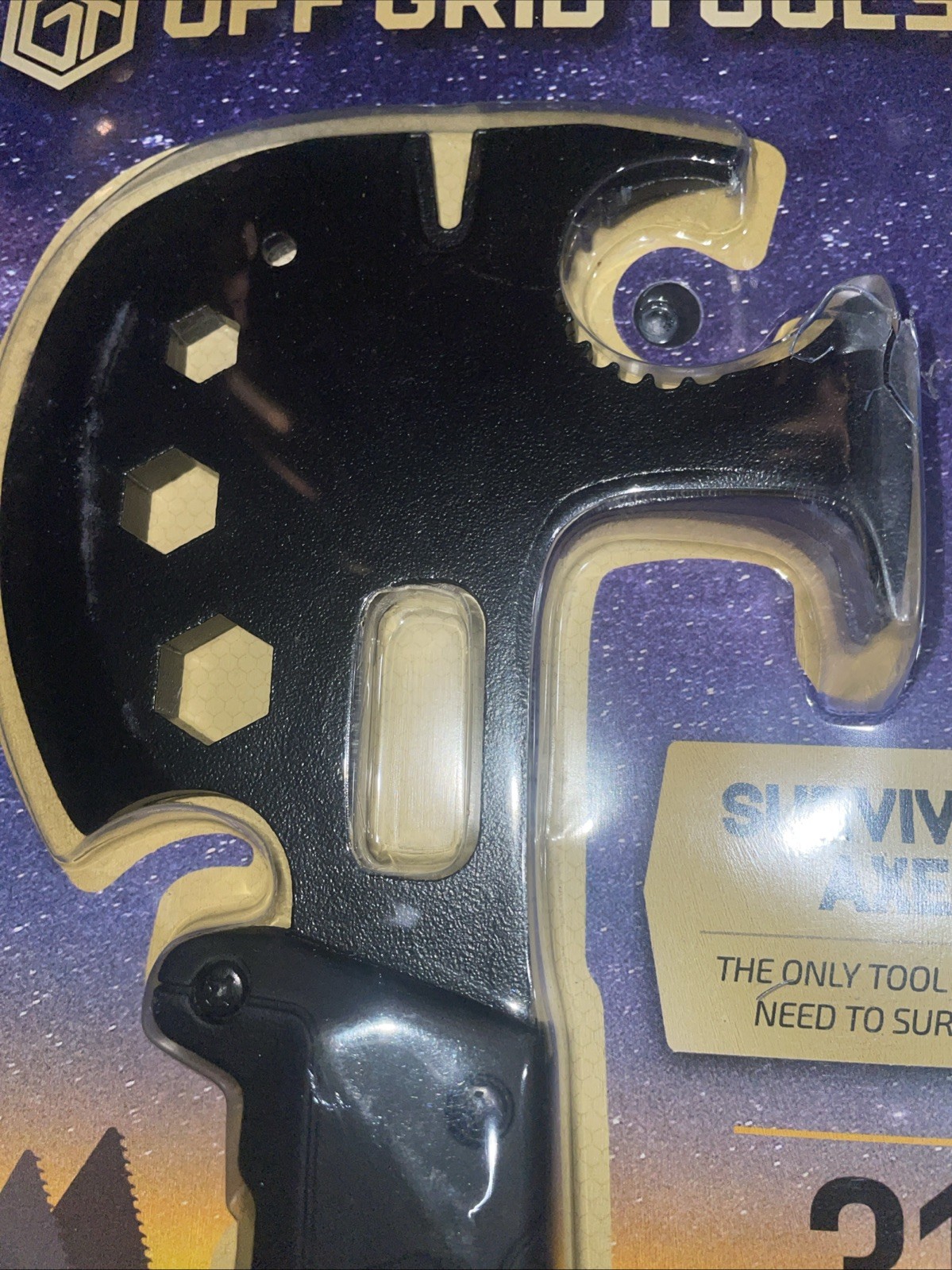 Pro Survival Axe Elite – Black, All Steel, Ultimate Outdoor Multipurpose Tool