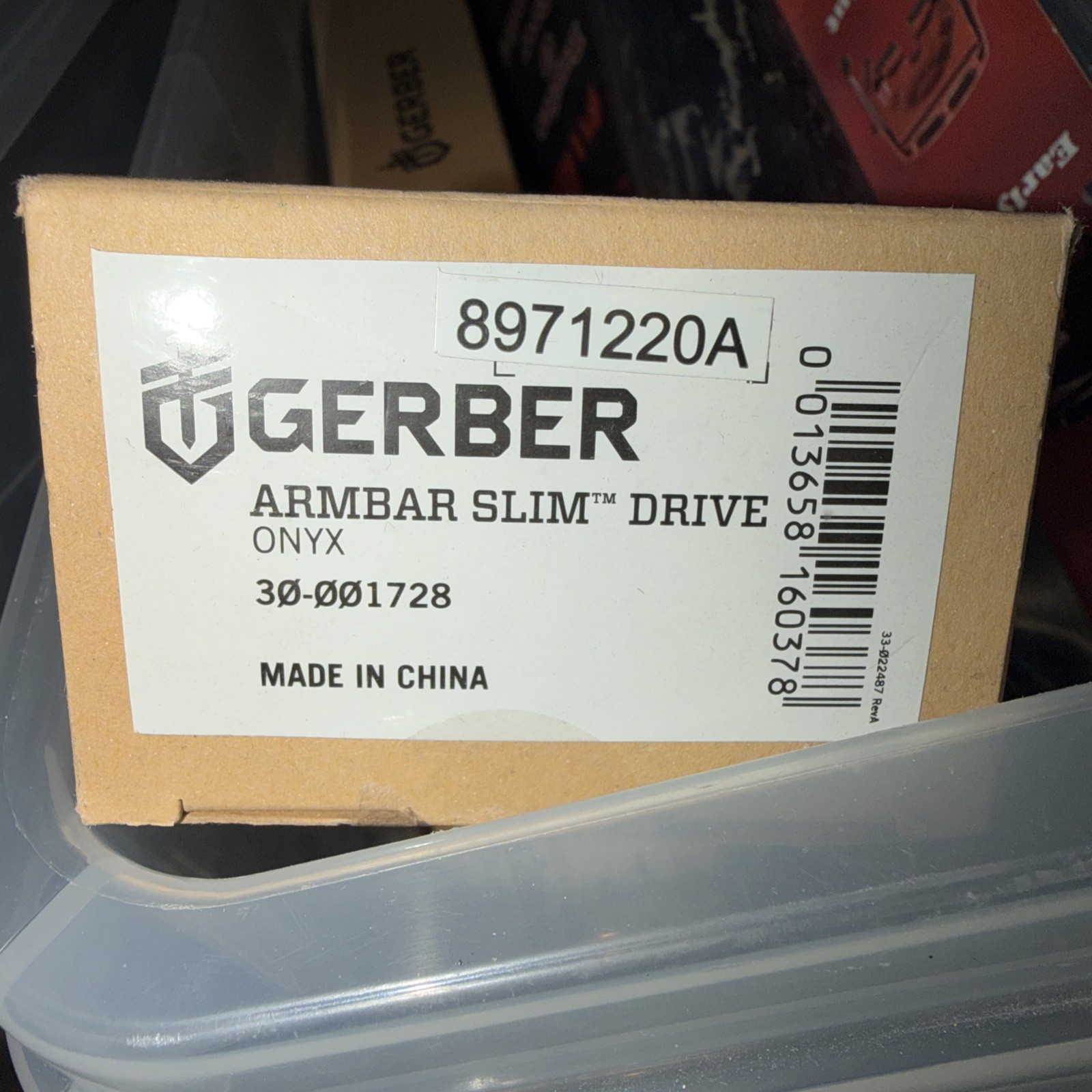 Gerber Armbar Slim Drive Multi Tool Color: Onyx New Sealed