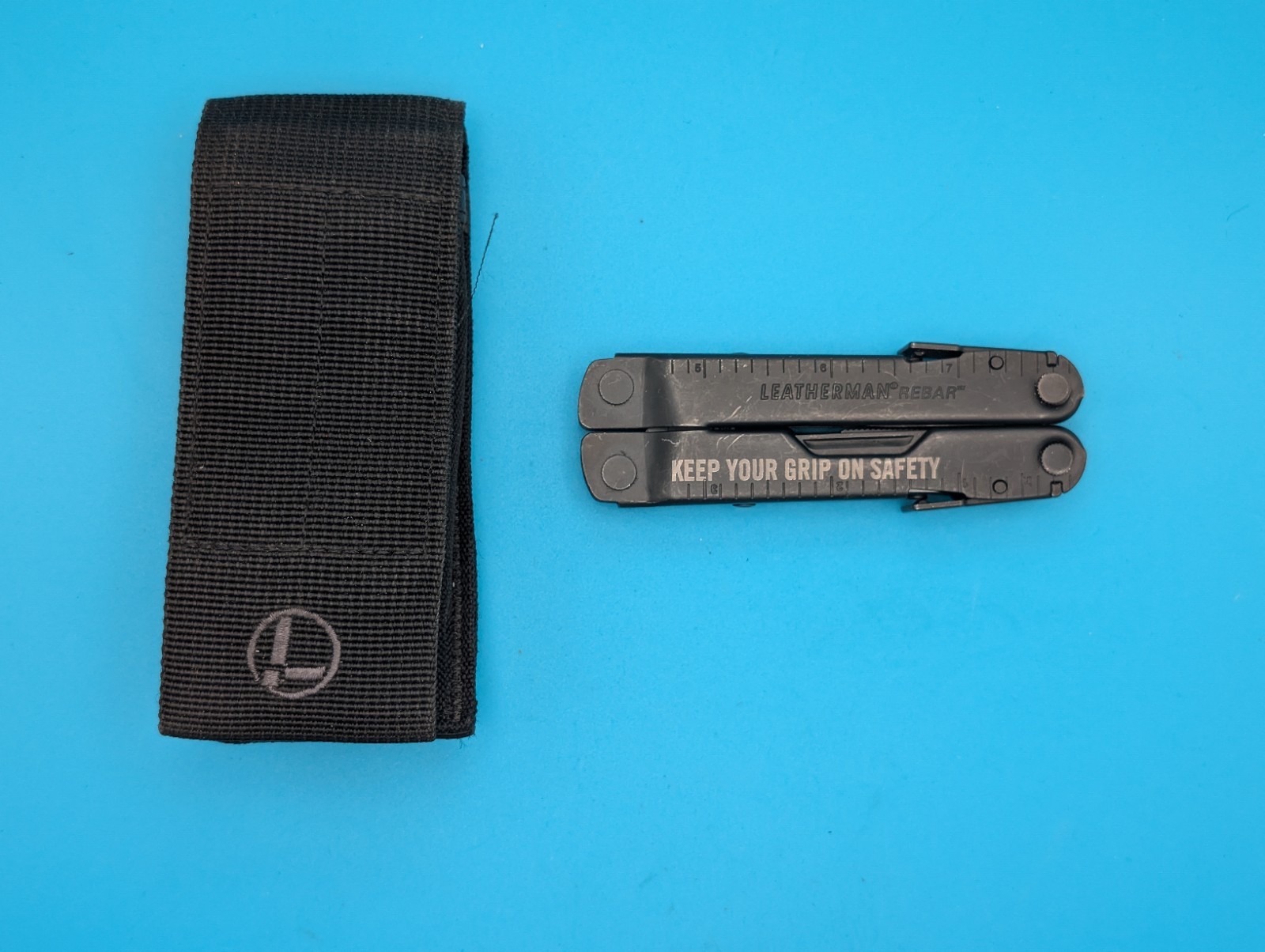 Leatherman Rebar Multi-Tool! BLACK OXIDE! WITH SHEATH! KEEP YOUR GRIP ON SAFETY