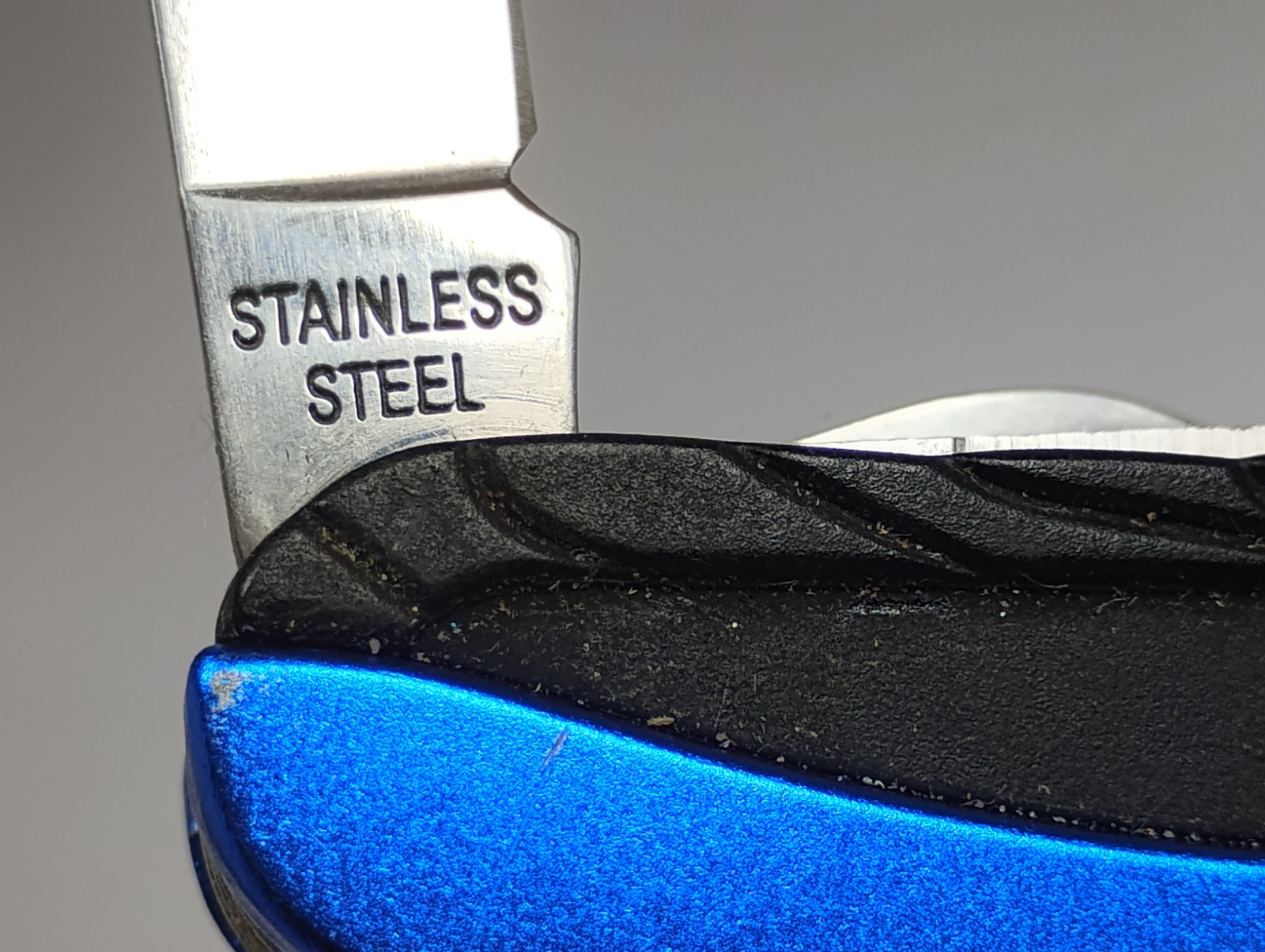 Blue Stainless Steel Multi-Tool Knife, Scissors, Corkscrew, Opener, Screwdriver
