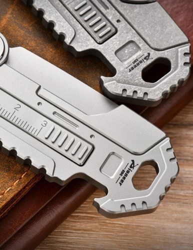 EDC Portable Multi Tool Card Bottle Opener Handy Ruler Outdoor Daily Use Tool