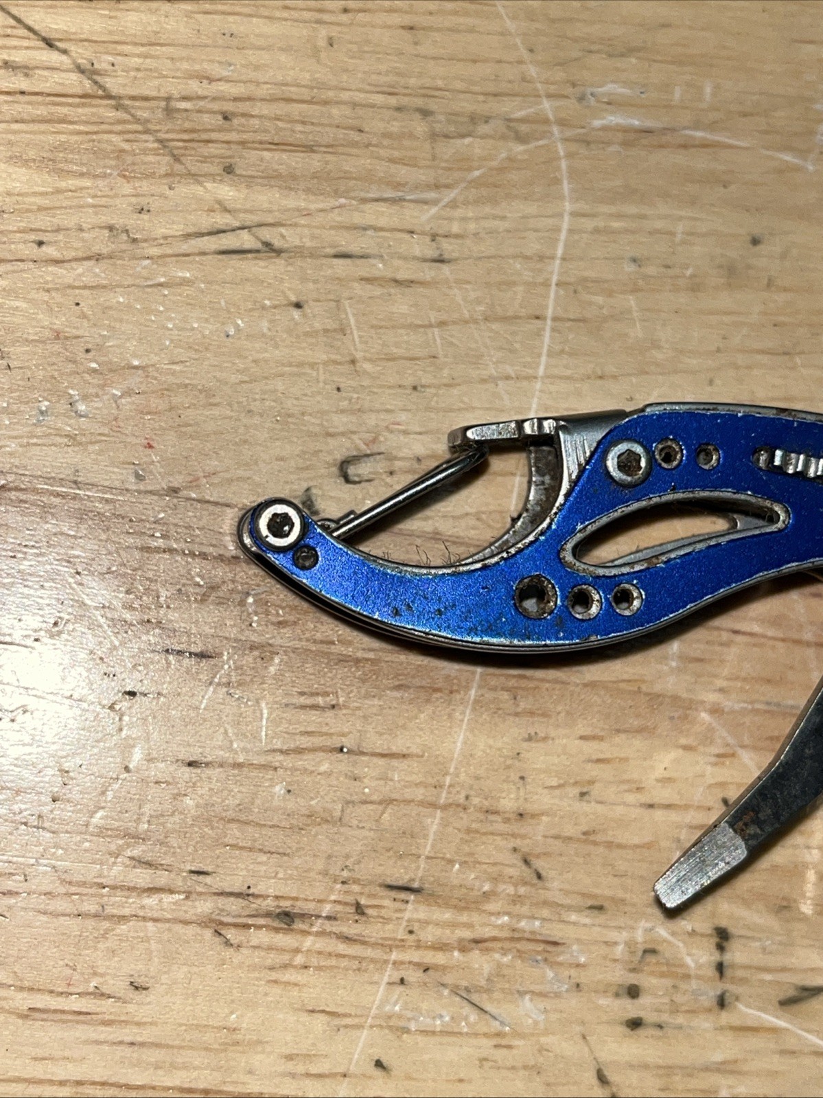 Gerber Curve Mini Multi-Tool, Blue/Silver, Knife Carabiner Bottle Opener