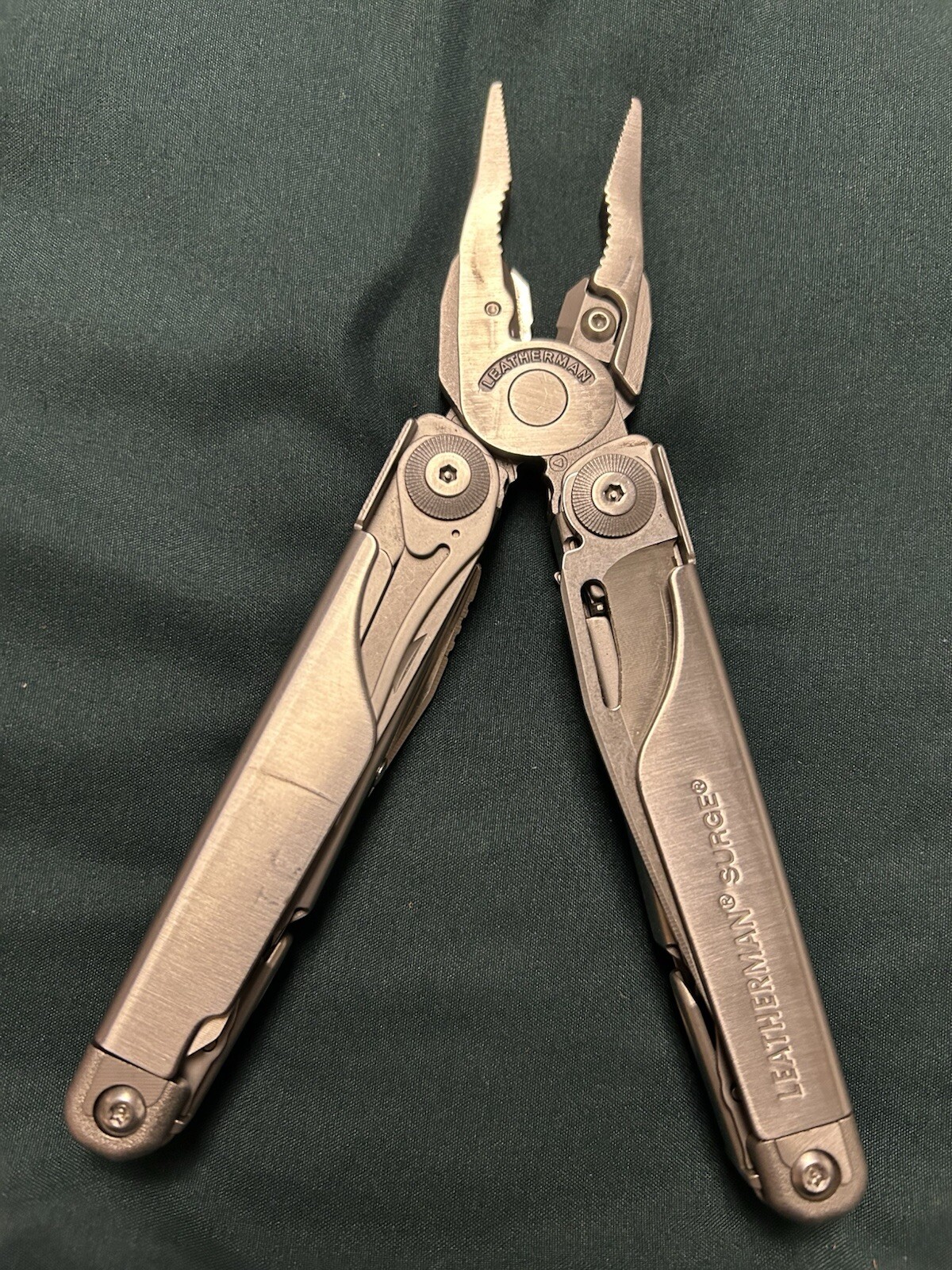 Leatherman surge , With Crazy Horse Leather Sheath.