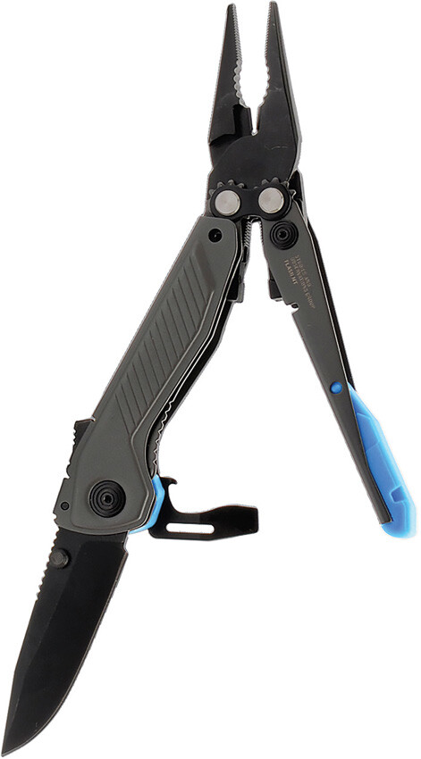 Sog Flash MT Silver & Cyan Aluminum Stainless 5.63″ Multi Tool 29550241