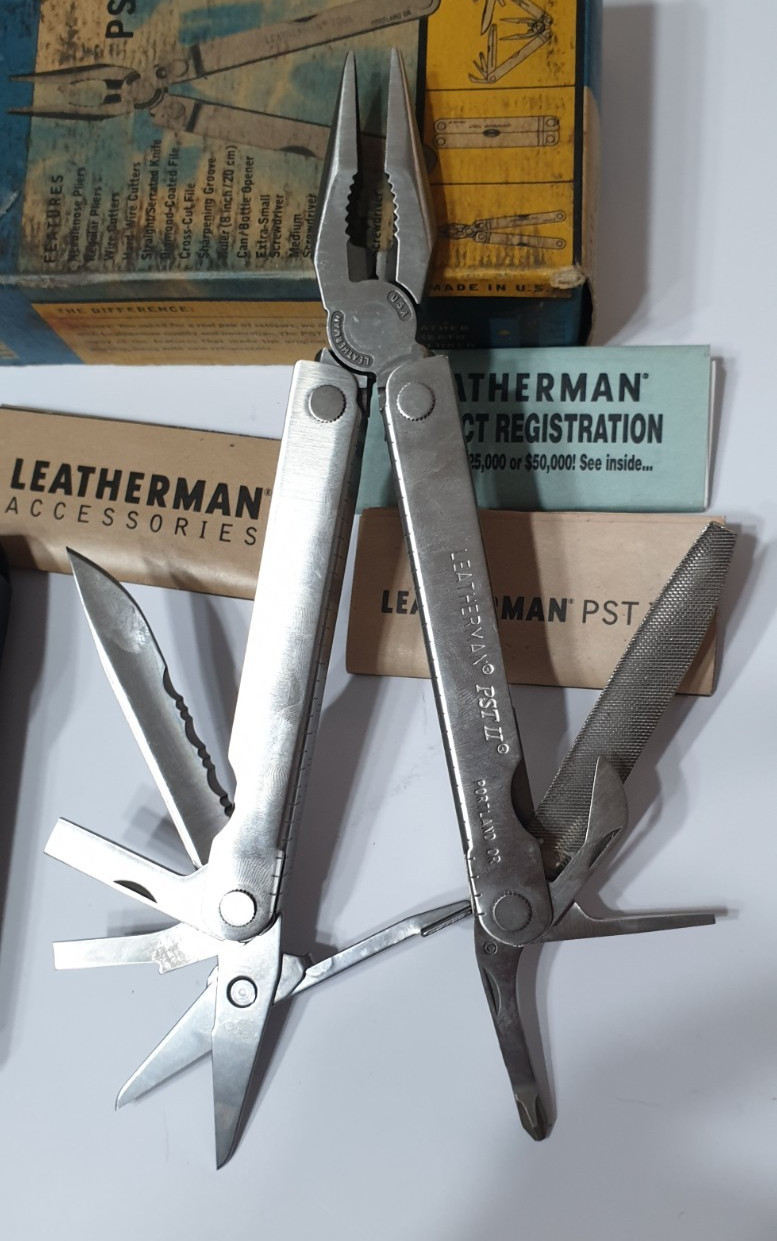 🔥 Leatherman PST II Stainless Multi-Tool New in Box Rare Retired Collectable