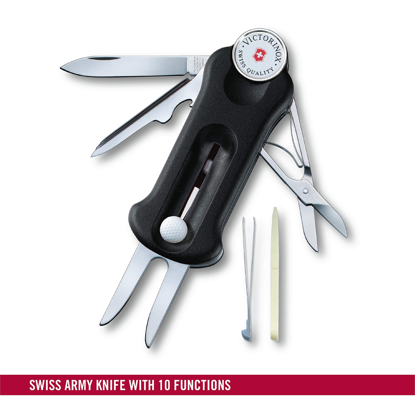 VICTORINOX Golf Tool Black 0.7052.3 Genuine in Japan Multi Function New