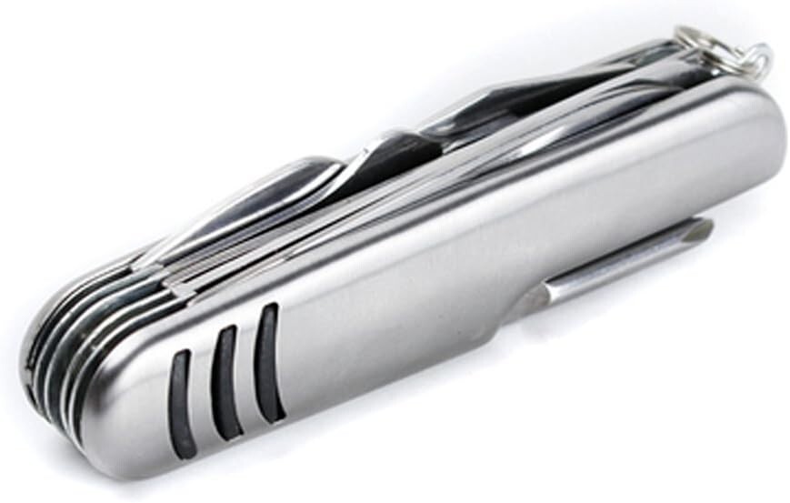 Multi Function Pocket Tools Chest Knife Stainless Steel with 11 features
