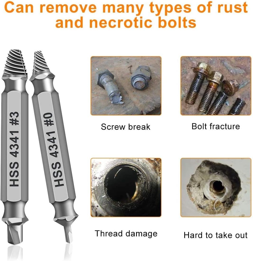 Gifts for Men,THOSAF Damaged Screw Extractor Set,Fathers Day Gifts for Dad