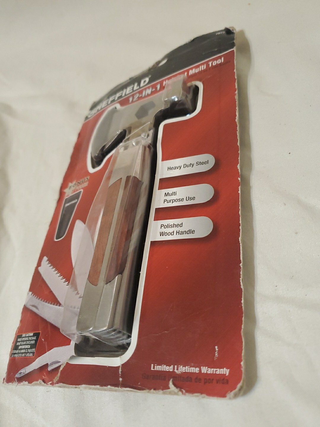 Sheffield Hatcht 12-in-1 Multi-Tool & Belt Pouch NEW Outdoorsman Camper Special