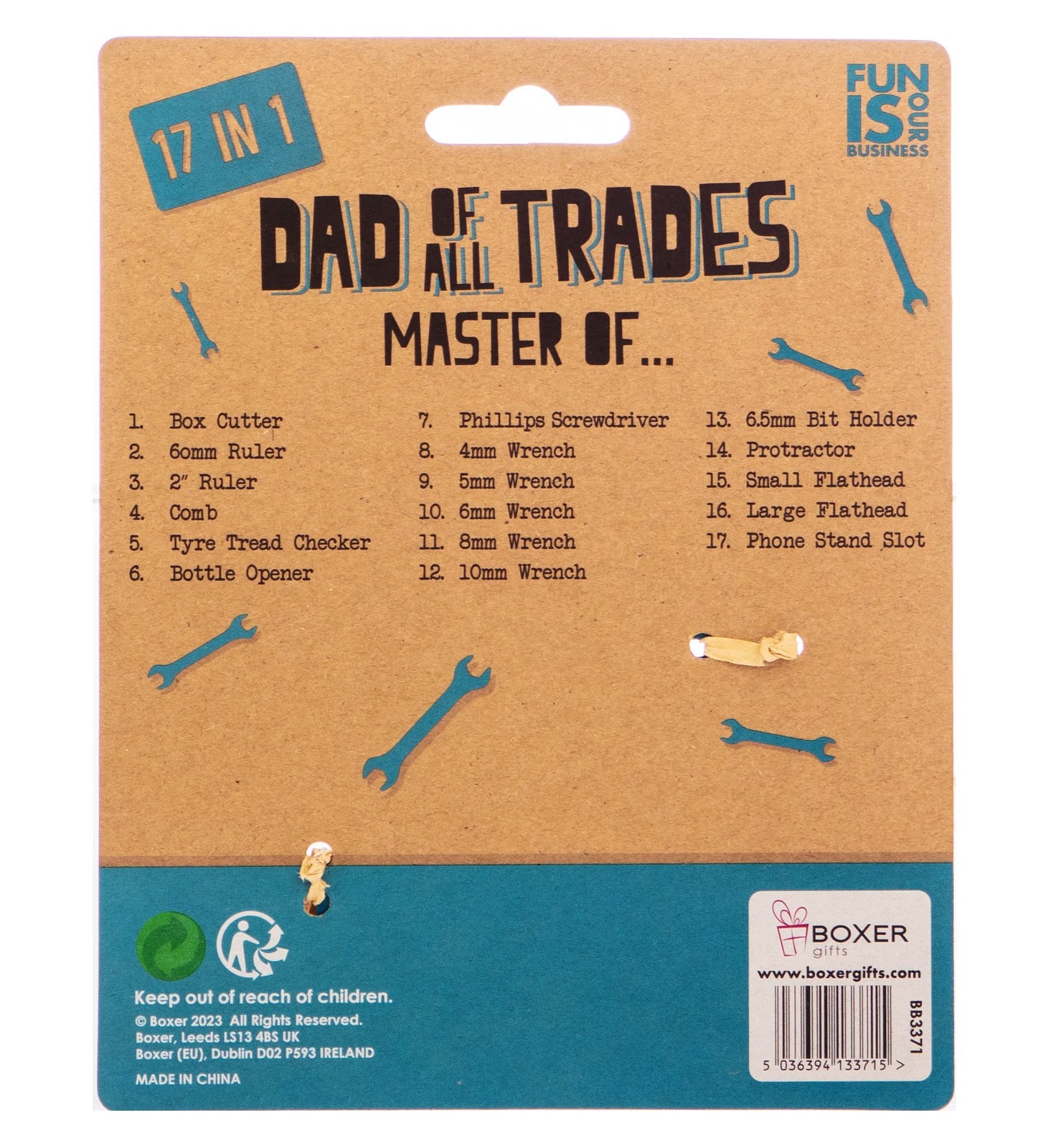 Dad of all Trades Multi-tool | Multi Functional Card-Sized Tool | Great Gift …