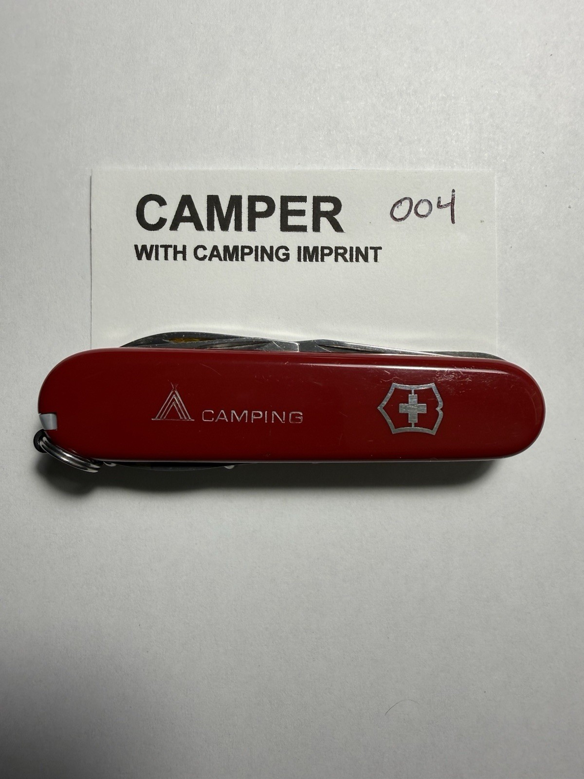 Victorinox Swiss Army Knife “Camper” model, Red