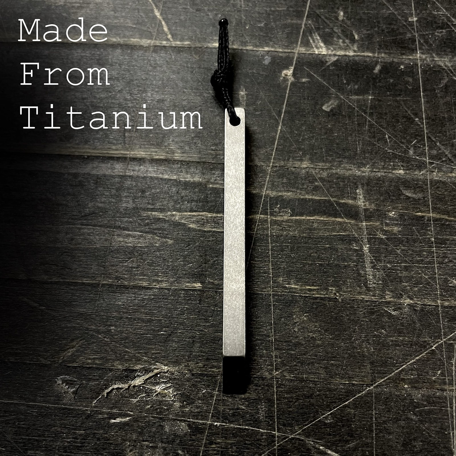 The Mighty Bar Mini- Titanium Keychain Pry Bar, Ultra Minimalist Slim EDC Sma…