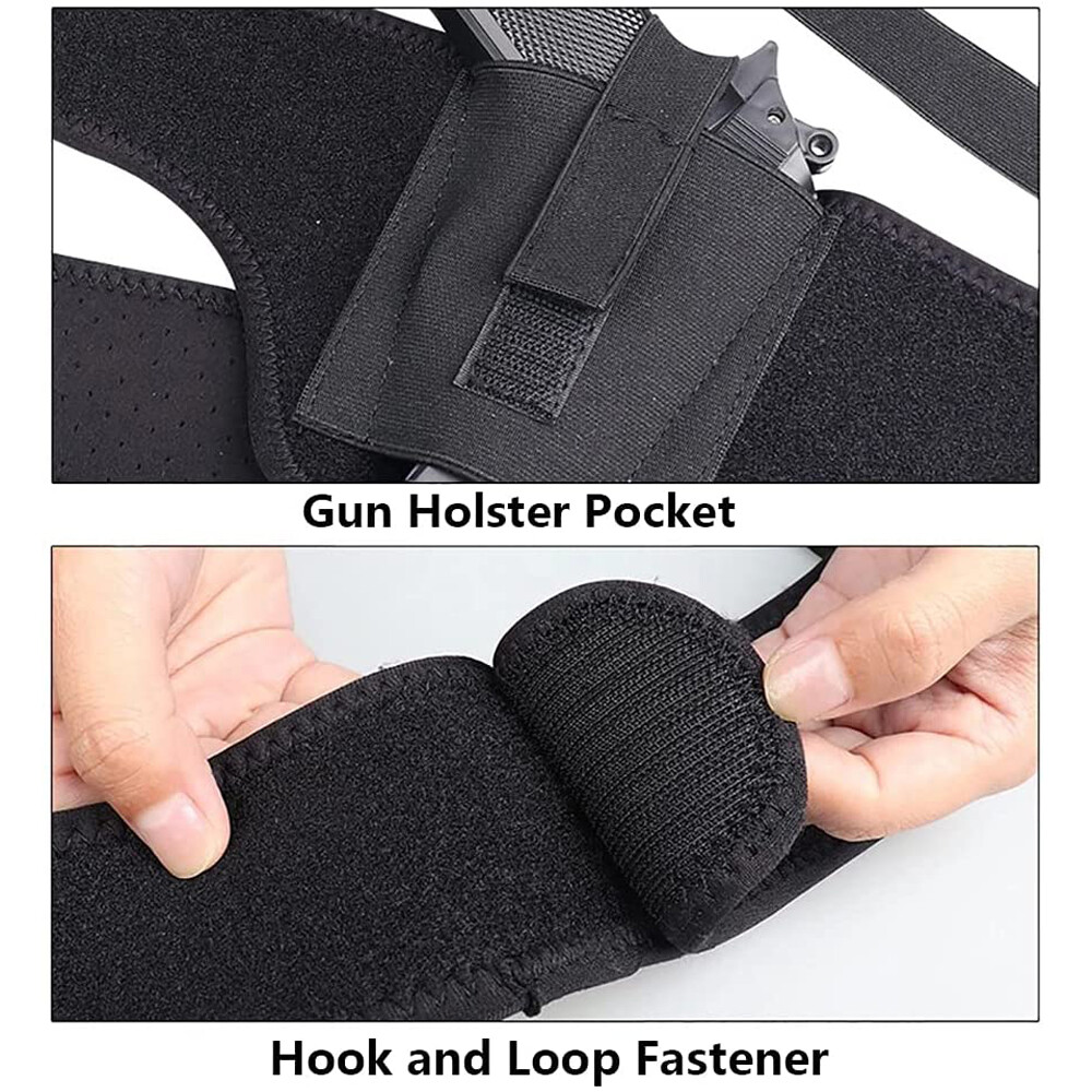 Tactical Concealed Carry Shoulder Waist Pistol Hand Gun Holder Holster Pouch New