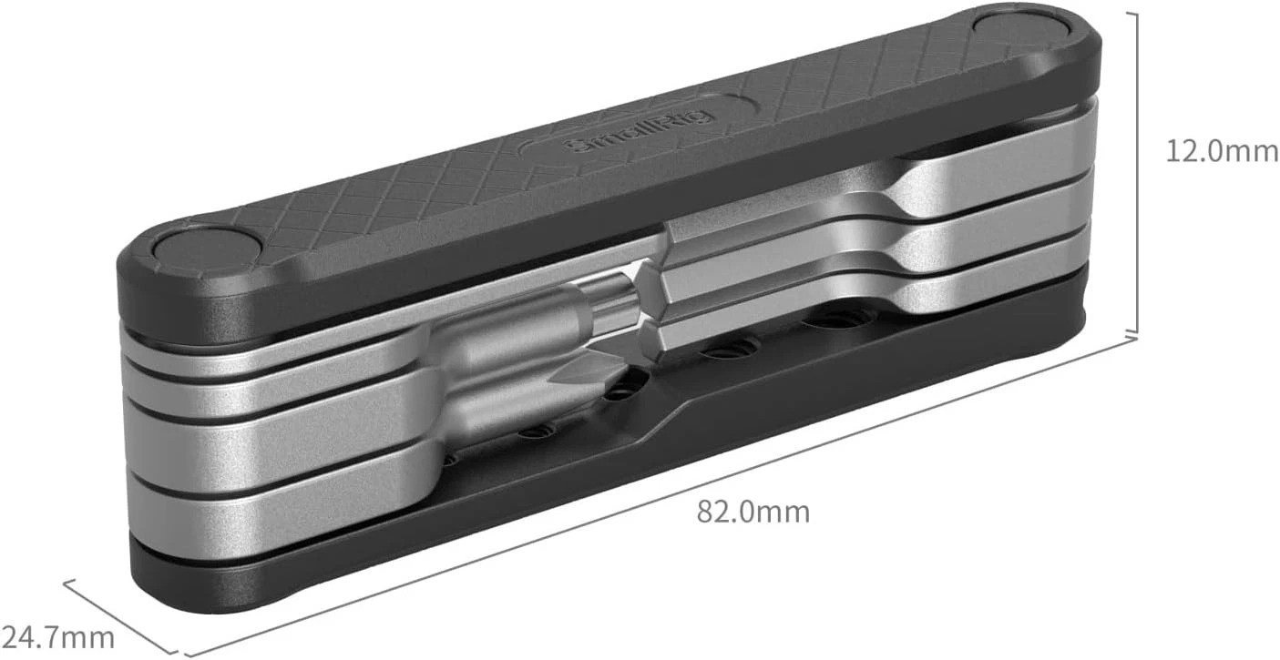7-in-1 Folding Multi-Tool Set for Photographers – Compact & Portable