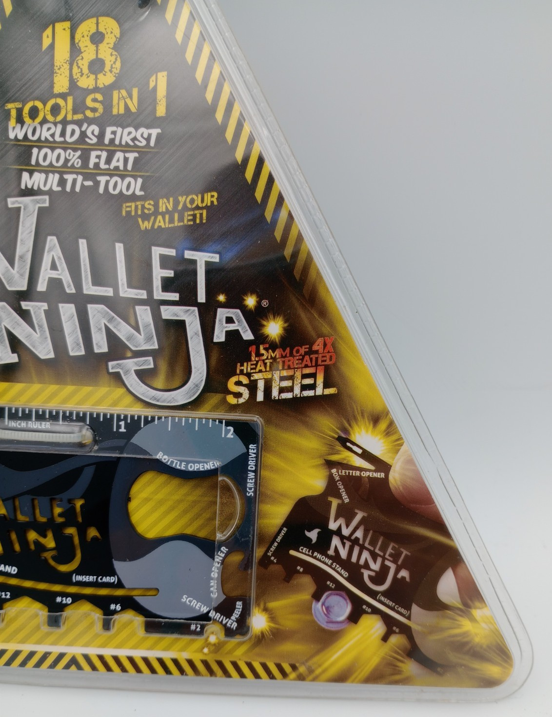 WALLET NINJA 18 Tools in 1 Flat Multi Tool Lot of 4, AS SEEN ON TV, New, Sealed.