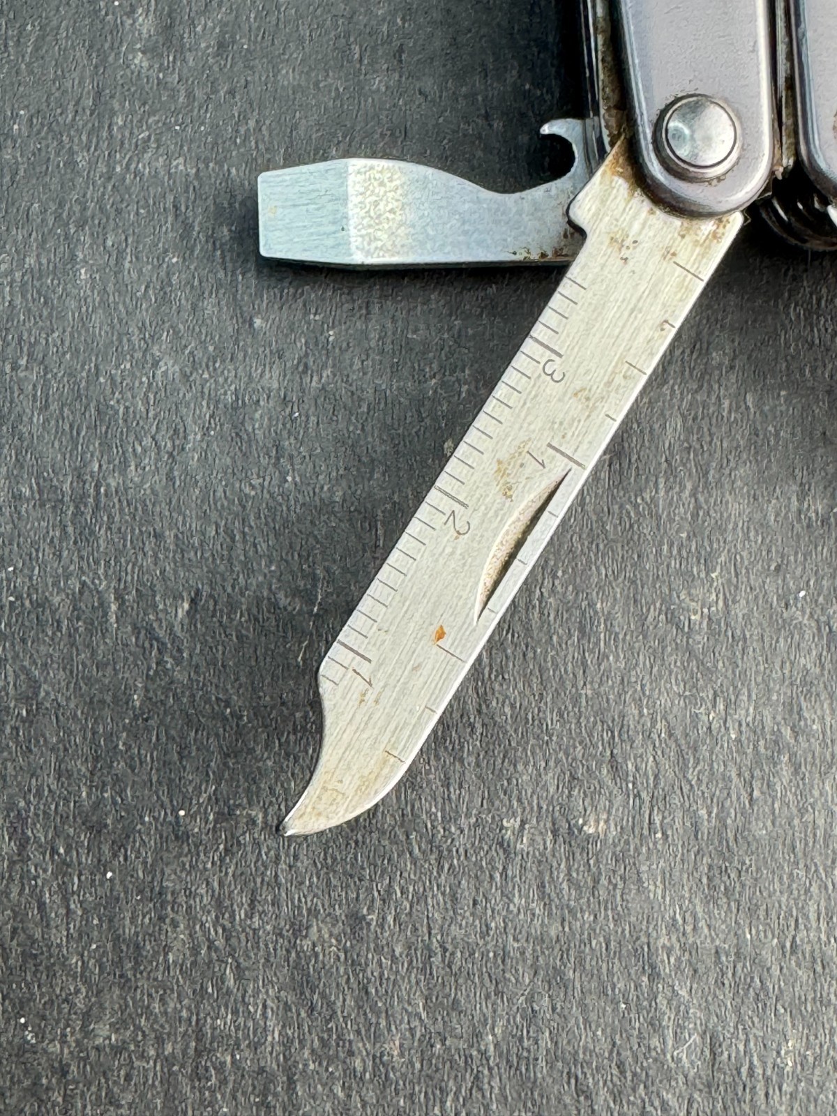 Leatherman Squirt S4 Stainless Steel Multitool Keychain – Gray
